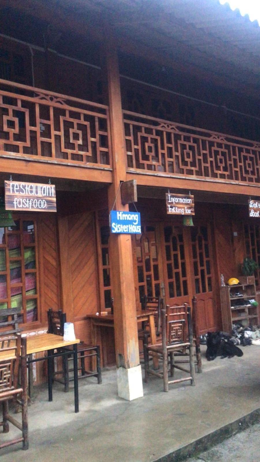 Hmong Sister House And Trekking Lägenhet Sapa Exteriör bild