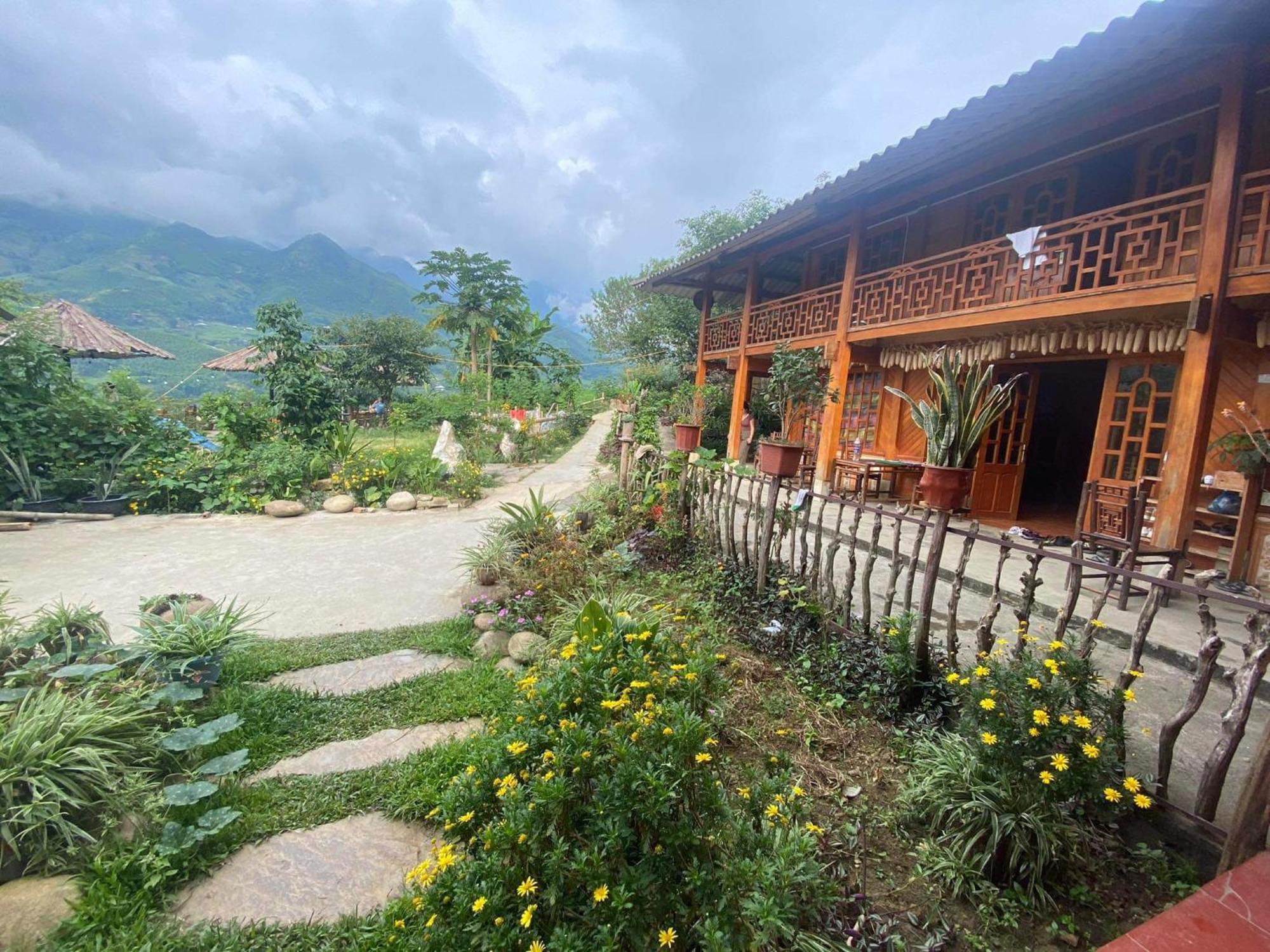 Hmong Sister House And Trekking Lägenhet Sapa Exteriör bild
